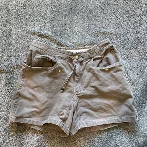 The North Face A5 series grey canvas shorts